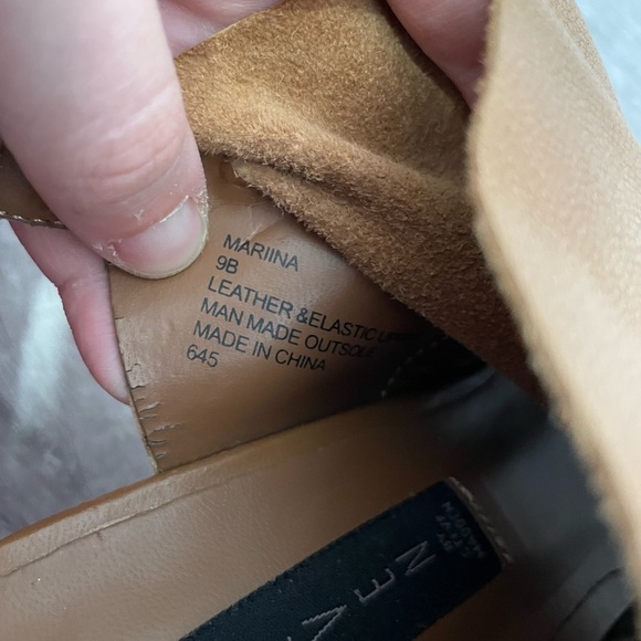 Steven by Steve Madden Marina Leather Wedge Slingback 9 - Picture 2 of 7